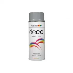 PlastiKote Deco Spray Paint High Gloss RAL 7001 Silver Grey 400ml