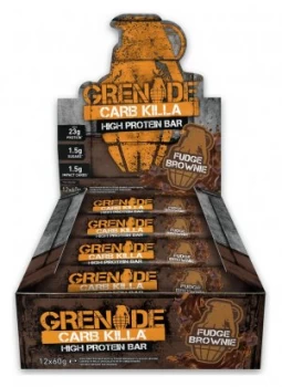 Grenade Carb Killa Fudge Brownie - 12 x 60g