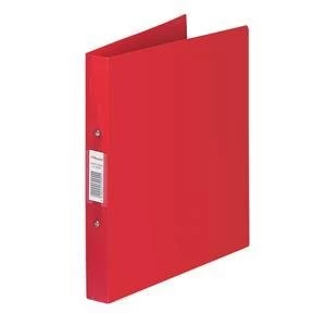 Rexel Budget 2 A4 Ring Binders 25mm Red Pack of 10 Ring Binders
