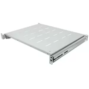 Intellinet 19" Sliding Shelf 1U For 600 to 800mm Depth Cabinets & Racks shelf depth 350mm Grey