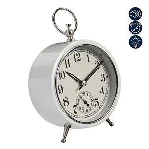 Retro Alarm Clock Sweep Movement - White