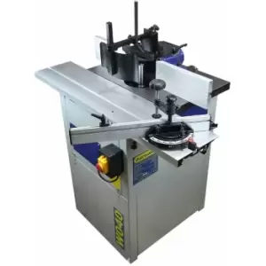 W040 Spindle Moulder with Sliding Beam Carriage & Routing Collet - Charnwood