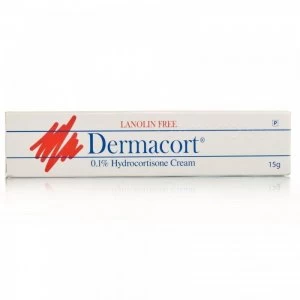 Dermacort 0.1% Hydrocortisone Cream Lanolin Free 15g