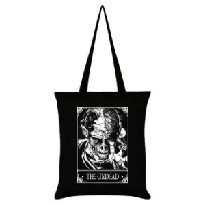 Deadly Tarot The Undead Tote Bag (One Size) (Black/White)