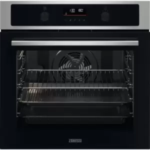 Zanussi ZOPNA7XN Built In Electric Single Oven - Stainless Steel / Black - A+ Rated