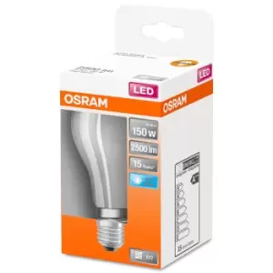 Osram 150W Filament Frosted E27 GLS Classic LED Bulb - Cool White
