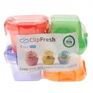 Clip Fresh 4 Pack Mini Containers - No Colour