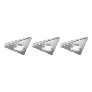 NxtGen Georgia Premium LED Under Cabinet Light 1.8W (3 Pack) Daylight 65° Brushed Nickel