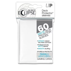 Ultra Pro Eclipse PRO Matte White Small 60 Deck Sleeves Case of 12