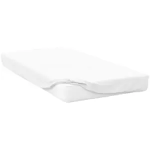 Belledorm 100% Cotton Sateen Fitted Sheet (Superking) (White) - White
