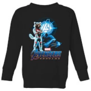 Avengers: Endgame Rocket Suit Kids Sweatshirt - Black - 3-4 Years