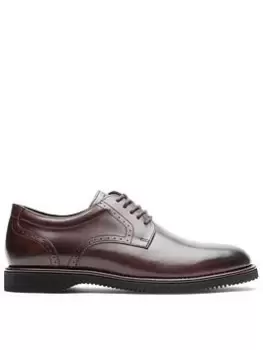 Rockport Dsh Plain Toe Formal Shoe, Dark Brown, Size 9, Men