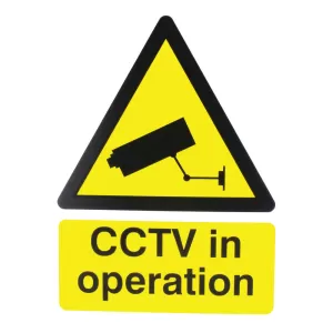 Extra Value CTV3B/R Rigid CCTV In Operation Sign - 400x300mm