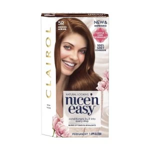 Clairol Nice'n Easy Medium Auburn Permanent Hair Colour 5R