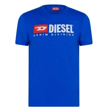 Diesel Denim Division T Shirt - Blue 8ED