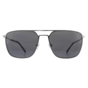 Aviator Matte Gunmetal Grey Sunglasses