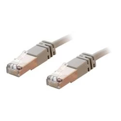 C2G 1m Shielded Cat5E Moulded Patch Cable - Grey