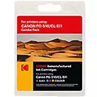 Kodak Ink Cartridge Compatible with Canon PG-510 CL-511 CMYK Pack of 2