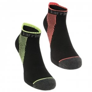 Karrimor 2 Pack Compression Socks Mens - Blk/Coral/Yell