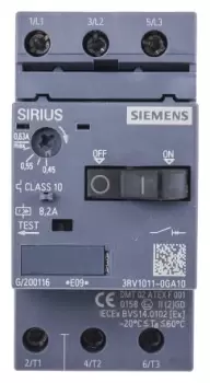 Siemens 0.45 0.63 A Sirius Innovation Motor Protection Circuit Breaker
