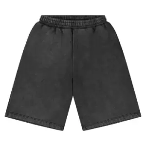 urban classics Heavy Sand Washed Sweat Shorts, black