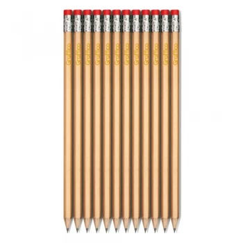 Graffico Eraser Tip Pencil HB Pack of 12 EN05984