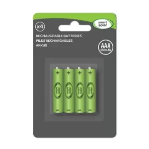 Smart Solar Rechargeable Batteries AAA x 4 1910120RC