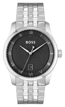 BOSS 1514123 Principle (41mm) Black Dial / Stainless Steel Watch