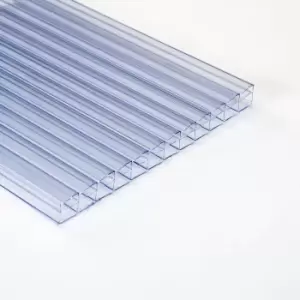 Roof Pro Clear Polycarbonate Multiwall Roofing Sheet (L)3M (W)1000mm (T)16mm