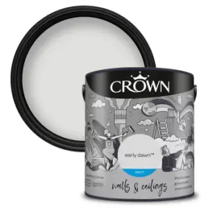 Crown Matt Emulsion Paint Early Dawn - 2.5 litres