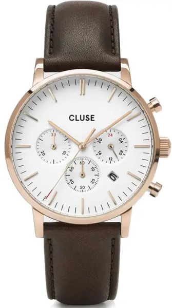 Cluse Watch Aravis Chrono Mens - White CLS-138