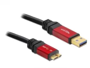 DeLOCK 3.0m 3.0 USB A-micro-B USB cable 3m USB 3.2 Gen 1 (3.1 Gen...