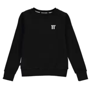 11 Degrees Core Crew Neck Sweatshirt - Black