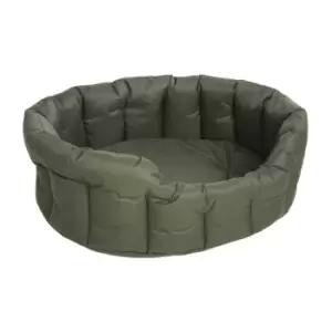 P&L Pet Beds P&L Large Green Oval Waterproof Dog Bed - wilko