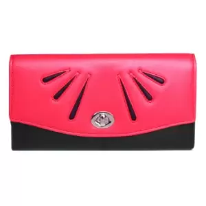 Eastern Counties Leather Womens/Ladies Aria Twist Lock Purse (One size) (Watermelon/Black)