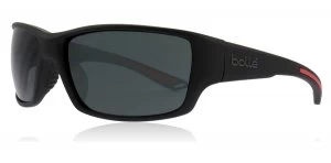 Bolle Kayman Sunglasses Matte Black Matte Black Polariserade 62mm