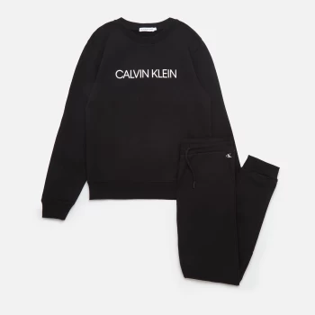 Calvin Klein Jeans Boys' Essential Sweatpants Set - Ck Black - 14 Years