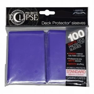 Ultra Pro Eclipse PRO Matte Royal Purple Standard 100 Sleeves case of 6