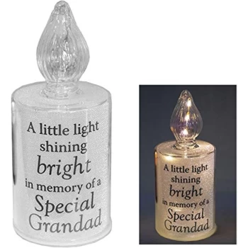 Thoughts Of You Memorial Candle Light - Grandad