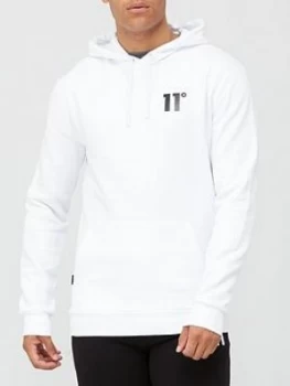 11 Degrees Core Pullover Hoodie - White