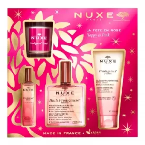 NUXE Huile Prodigieuse Floral Happy in Pink Gift Set