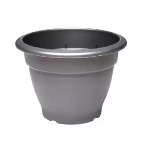 Sankey Round Plastic Black Bell Pot (H)220mm (Dia)310mm
