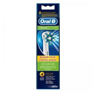 Oral B Pack of 4 Cross Action Brush Heads