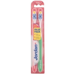 Jordan Total Clean Toothbrush (Pack Of 2)
