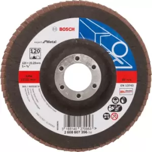 Bosch Expert X551 for Metal Flap Disc 125mm 120g Pack of 1