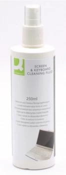 Q Connect Screen & Keyboard Cleaning Fluid - 250ml