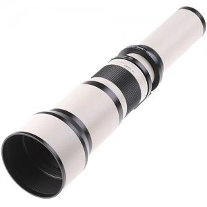 Samyang 650 1300mm f8.0 16.0 Telephoto Lens with T mount Adapter for Pentax Mount