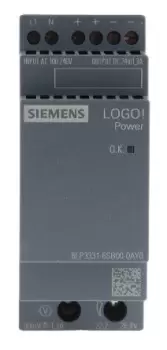 Siemens LOGO!POWER Switch Mode DIN Rail Power Supply 100 240V ac Input, 24V dc Output, 1.3A 31W