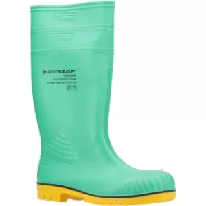 Dunlop Mens Acifort HazGuard Wellington Boots (8 UK) (Green/Yellow) - Green/Yellow