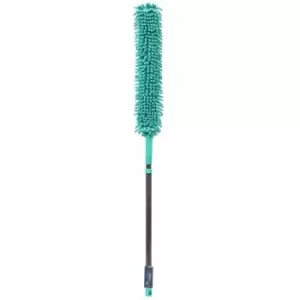 JVL Flexible Chenille Head Duster with Extendable Handle, Turquoise